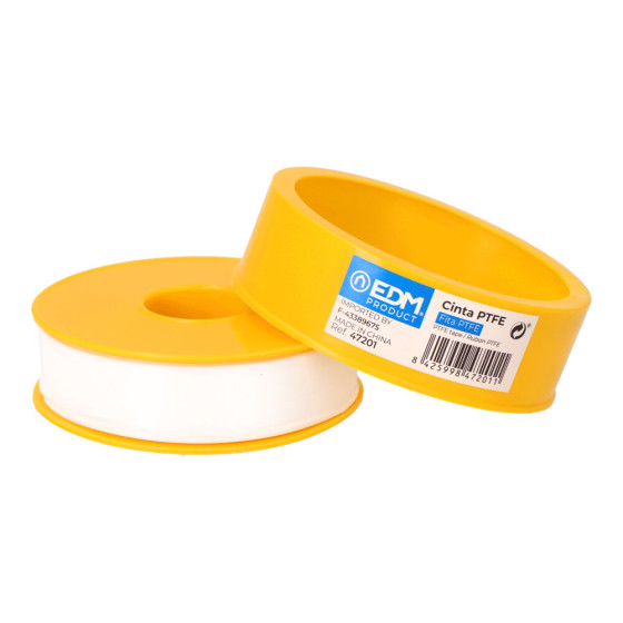 Fita ptfe branca 19 mm x 50 m