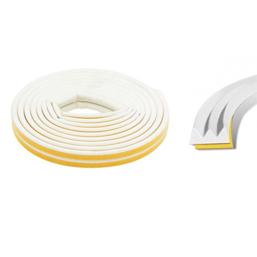 Descascamento de borracha tipo e branco 9 mm x 6 m