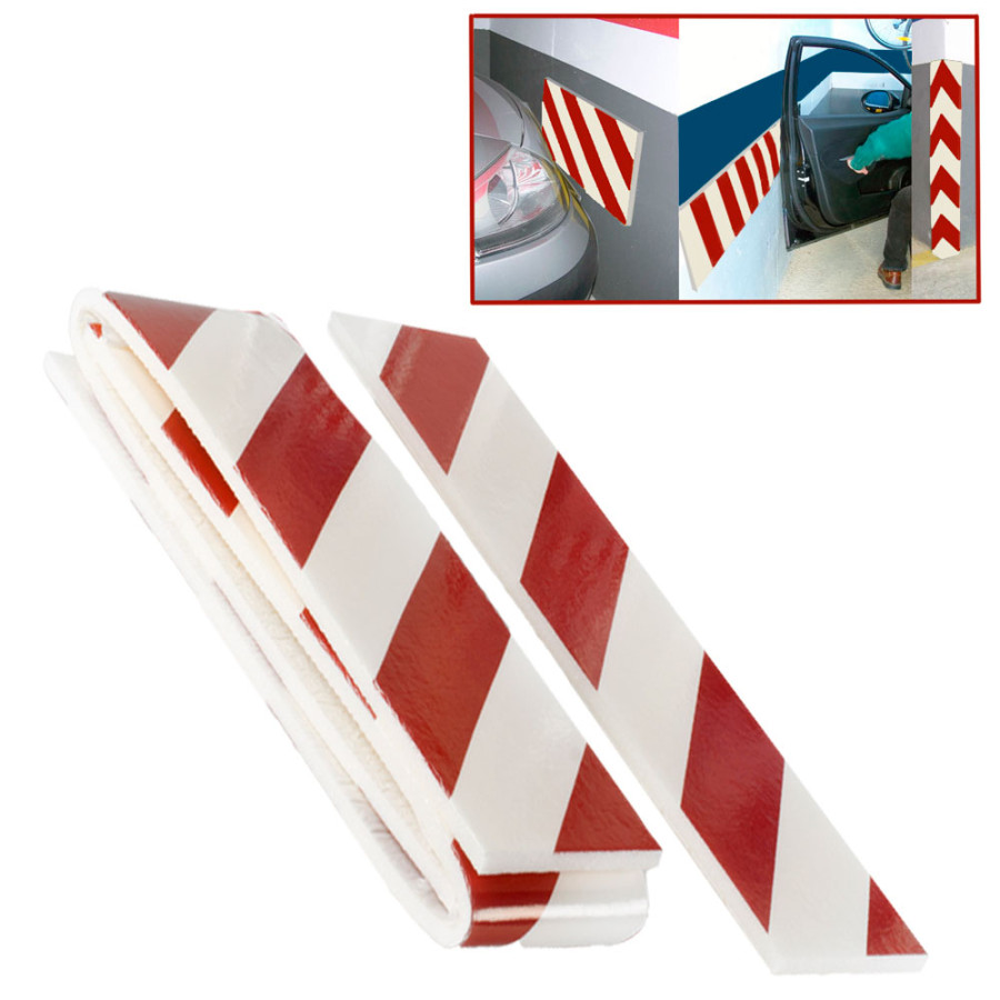 Painel protector adesiva anti choques 50 x 13,7 x 1 cm, 2 uds
