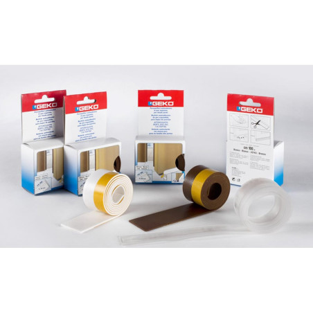 Adesivo para debaixo da porta em pvc expandido 38 mm x 100 cm transparente