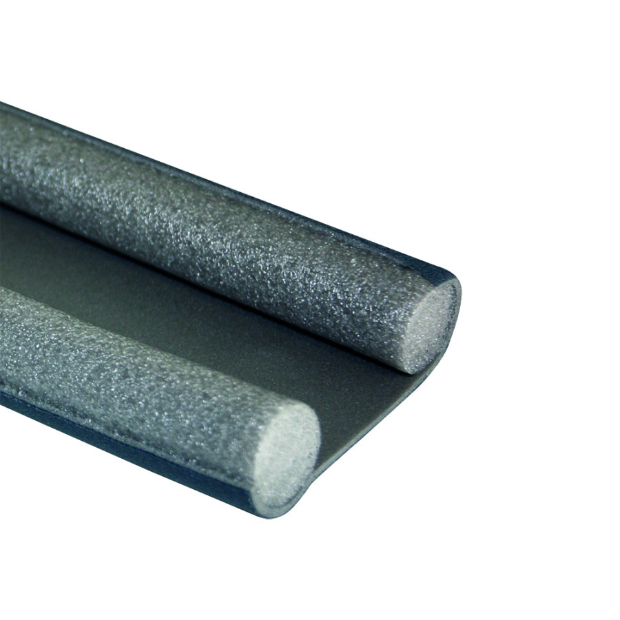 Isolamente duas faces para debaixo da porta cor cinza 25 mm x 95 cm