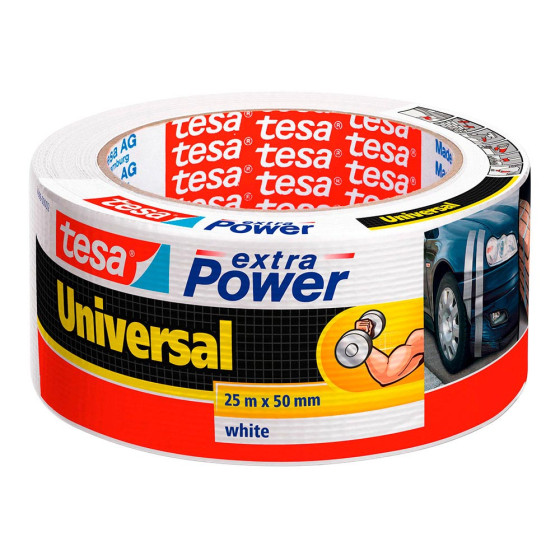 Fita universal branca 50 mm x 25 m