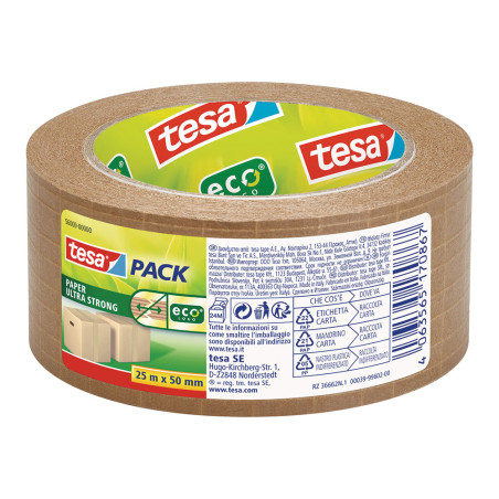 Fita de embalagem de papel pardo com filamentos 50 mm x 25 m