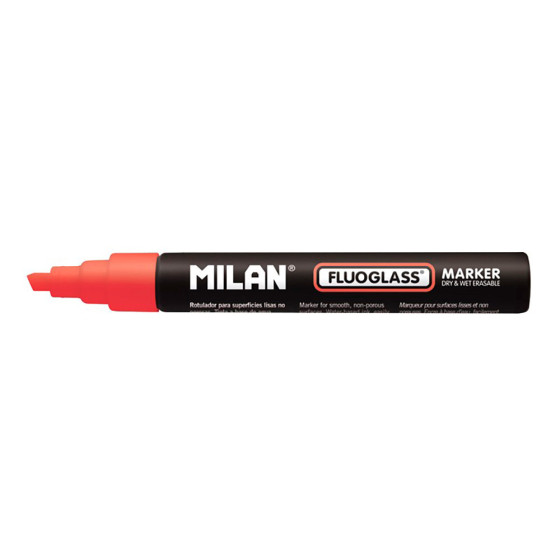 Blíster com marcador vermelho fluoglass 2 - 4mm milan