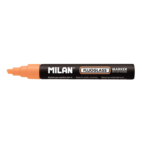 Blíster com marcador laranja fluoglass 2 - 4mm milan