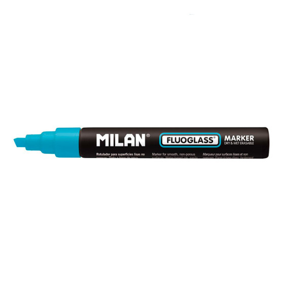 Blíster com marcador azul fluoglass 2 - 4mm milan