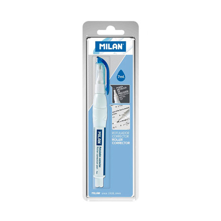 Blíster com caneta corretor líquido 7ml milan