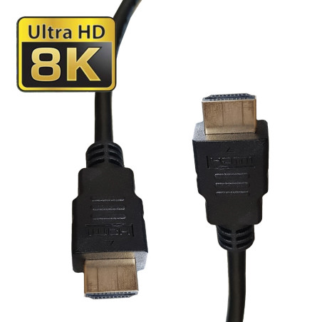 Cabo hdmi 2.1 10k, 8k/ 60hz, 4k/120hz ultra alta velocidade 3m