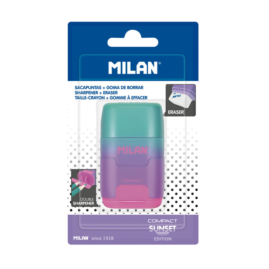 Afia/borracha compact sunset lilás-rosa