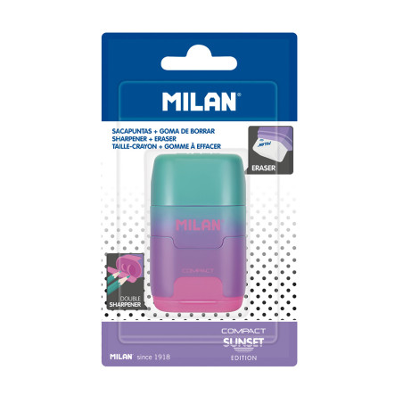 Afia/borracha compact sunset lilás-rosa