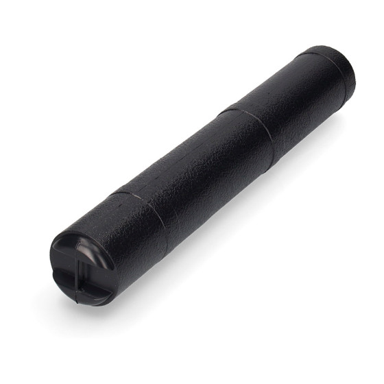 Porta documentos extensível de 40 a 75cm ø65mm cor preto