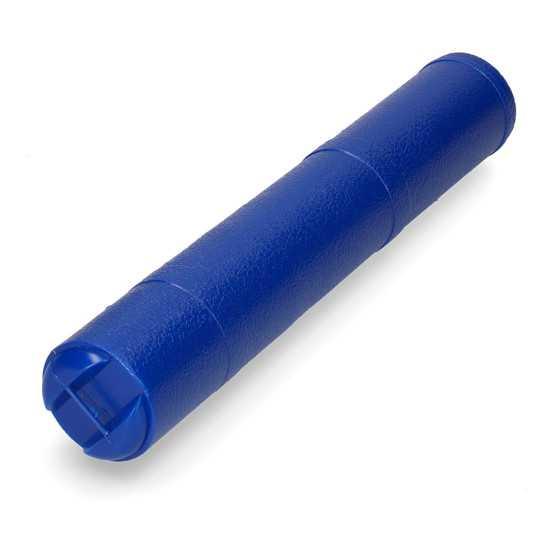 Porta documents extensível de 40 a 75cm ø65mm cor azul