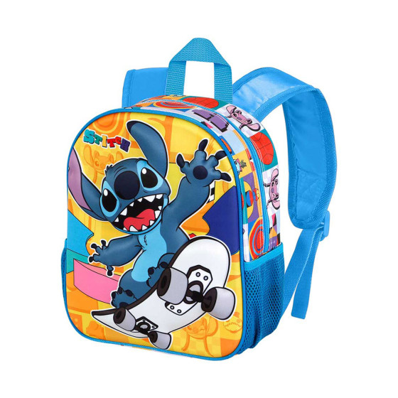 Mochila 3d pequena lilo e stitch skater. 8,5 l. karactermania