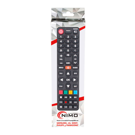 Controle remoto direto para tv (samsung, lg, sony, philips, panasonic) nimo