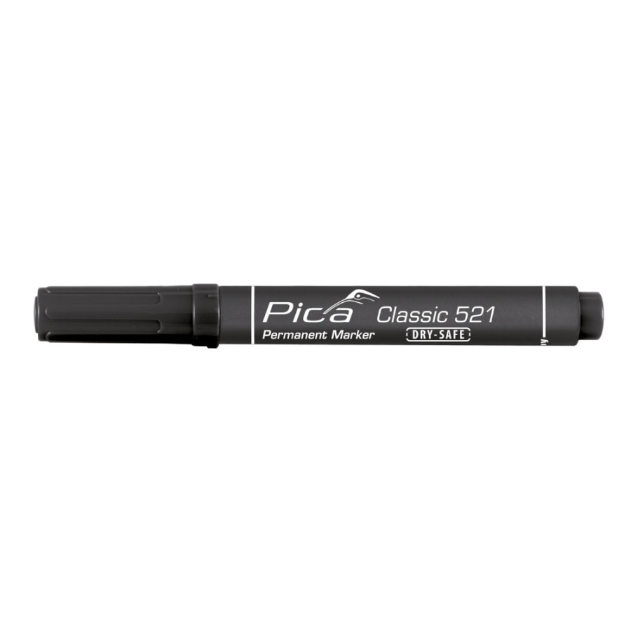 Marcador permanente tipo pincel preto