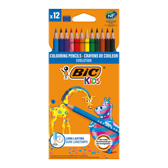 Lápis de cor blíster 12 unidades