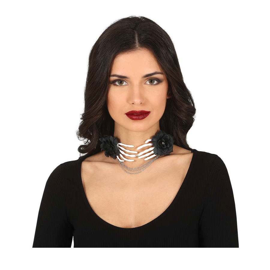 Gargantilha Mãos de Esqueleto