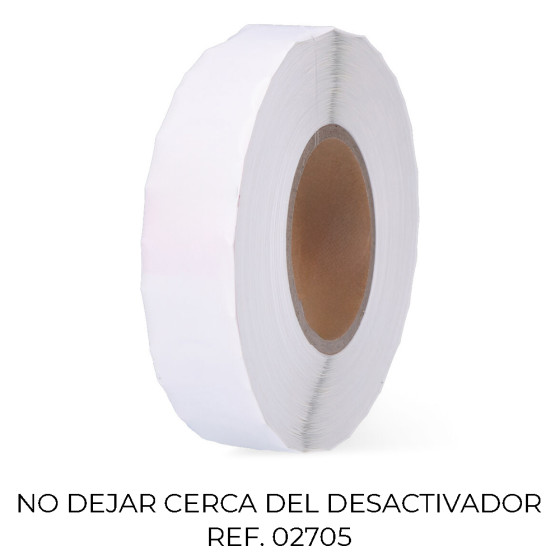 Pack 2000 etiquetas anti-roubo 410 branca desativáveis 7551246 checkpoint