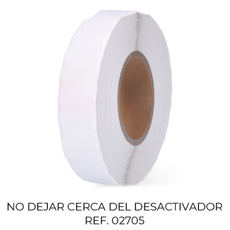 Pack 2000 etiquetas anti-roubo 410 branca desativáveis 7551246 checkpoint