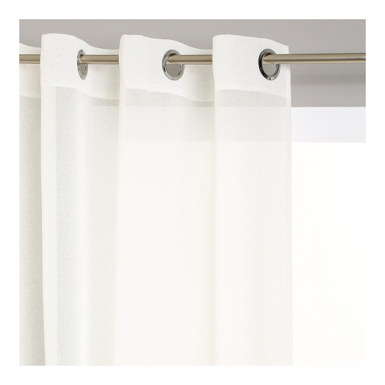 Cortina translucida cor branco 140x240cm