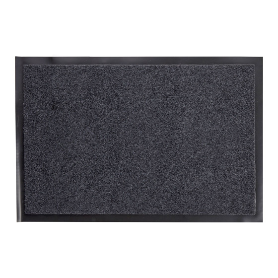 Tapete preto anti-derrapante 60x40cm
