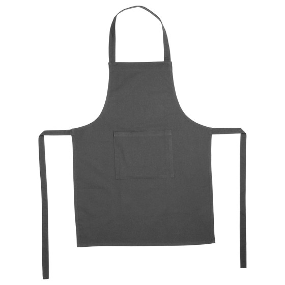 Avental cinza escuro 60 x 80 cm