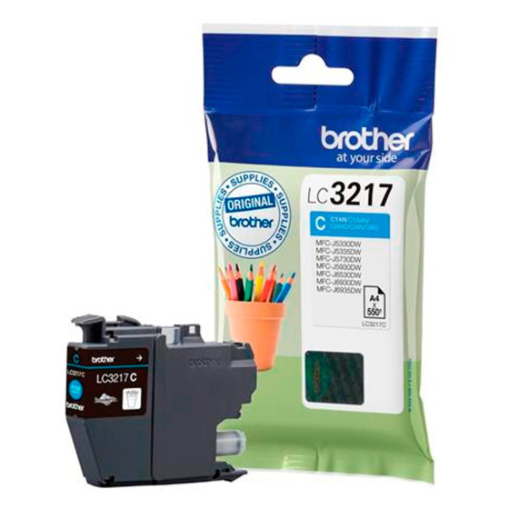 Tinteiro Brother LC3217 Azul 200 Paginas