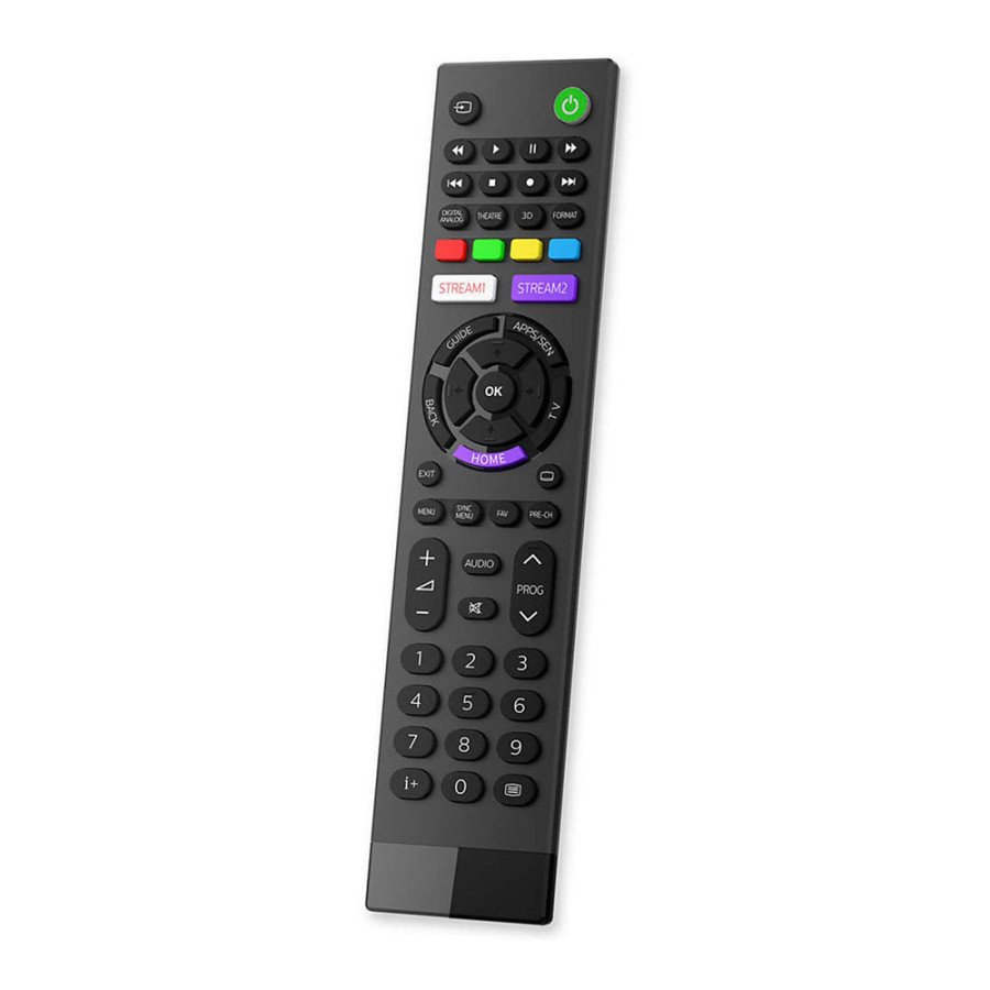 Comando à distância sobresselente para tv sony srp4020/10 philips