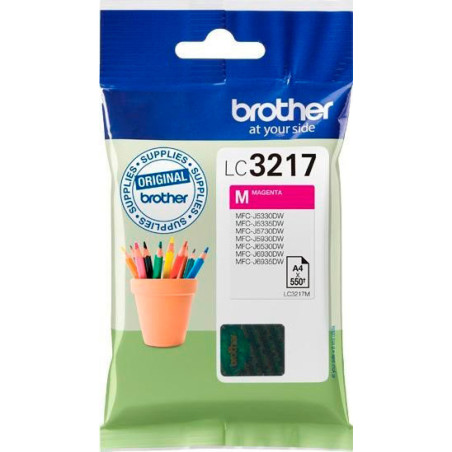 Tinteiro Brother LC3217 Magenta 200 Paginas