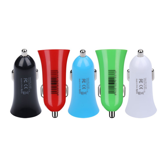 Carregador usb para carro cores sortidas nk