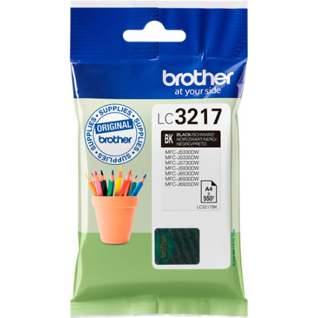 Tinteiro Brother LC3217 Preto 200 Paginas