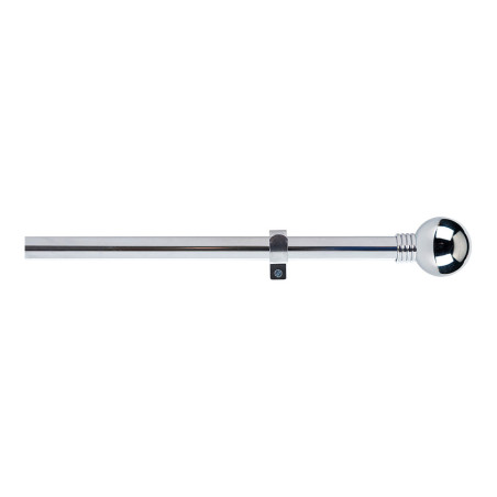 Kit varão para cortinados anillo extensível de 110 a 200cm cromo cintacor - storplanet