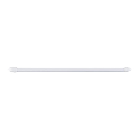 Varão extensível plano 11mm 60-105cm branco 2 unid. cintacor - storplanet