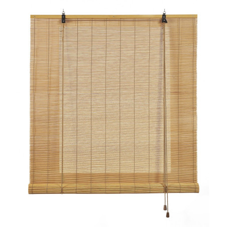 Estore de rolo bambu ocre manga 150x175cm cintacor - storplanet