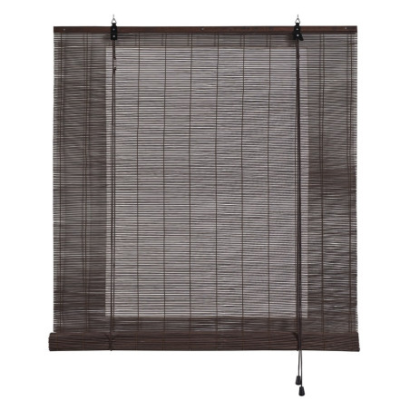 Estore de rolo bambu ocre wengué 120x175cm cintacor - storplanet