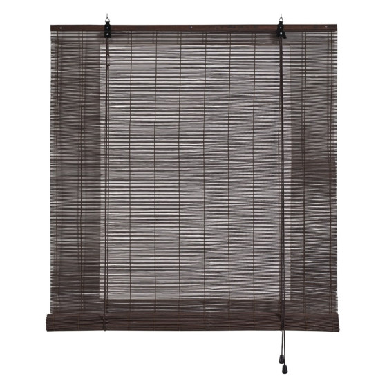 Estore de rolo bambu ocre wengué 150x175cm cintacor - storplanet