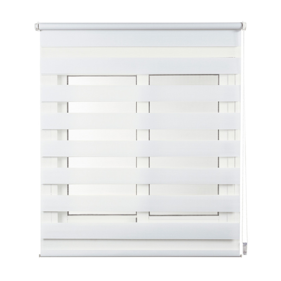 Estore de rolo cup&fix noite&dia branco 150x180cm cintacor - storplanet