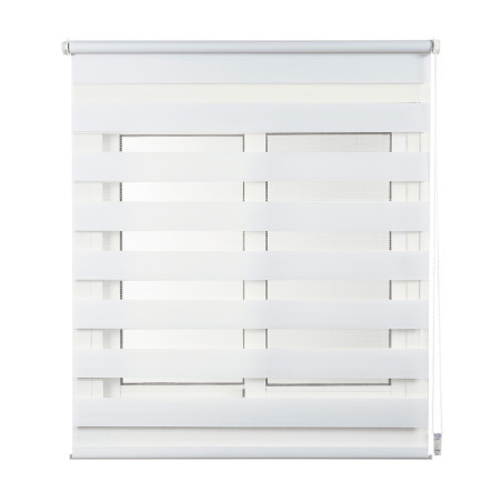 Estore de rolo cup&fix noite&dia branco 150x180cm cintacor - storplanet