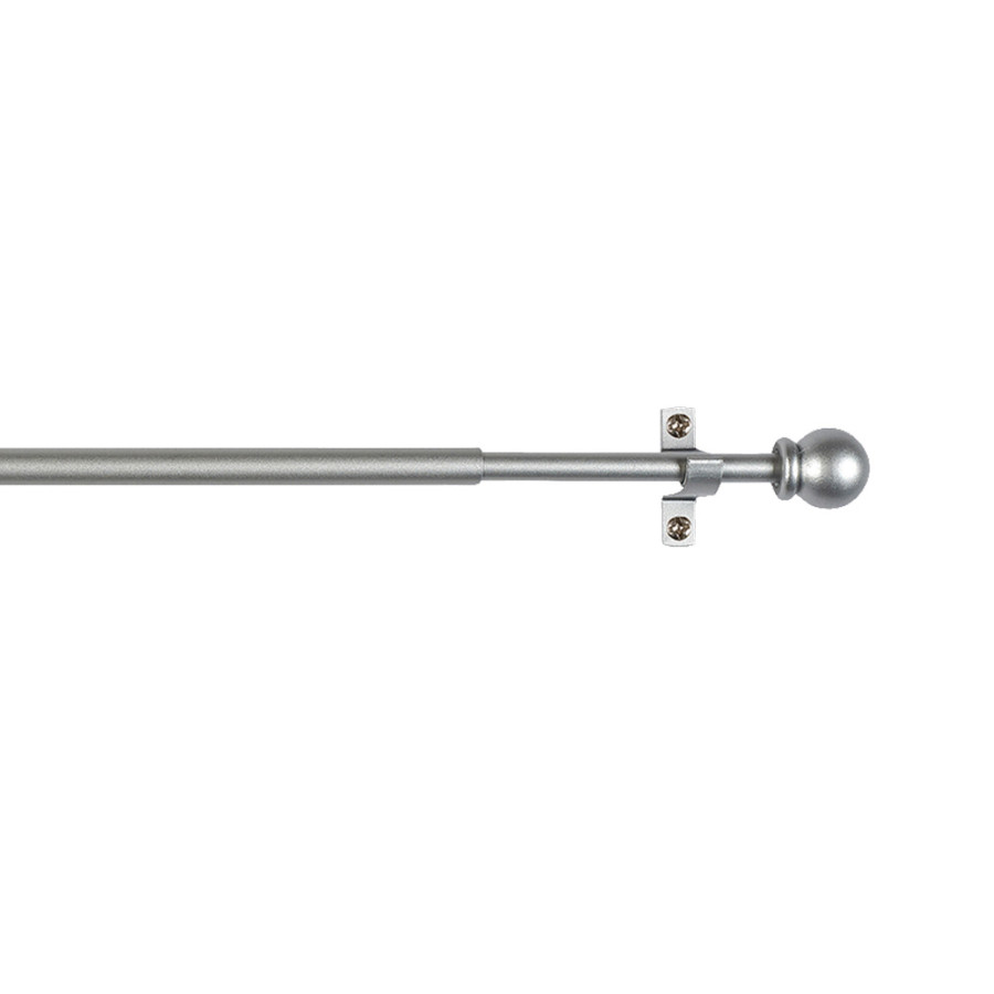 Varão para cortinado deco esfera cinzento 120-215cm cintacor - storplanet