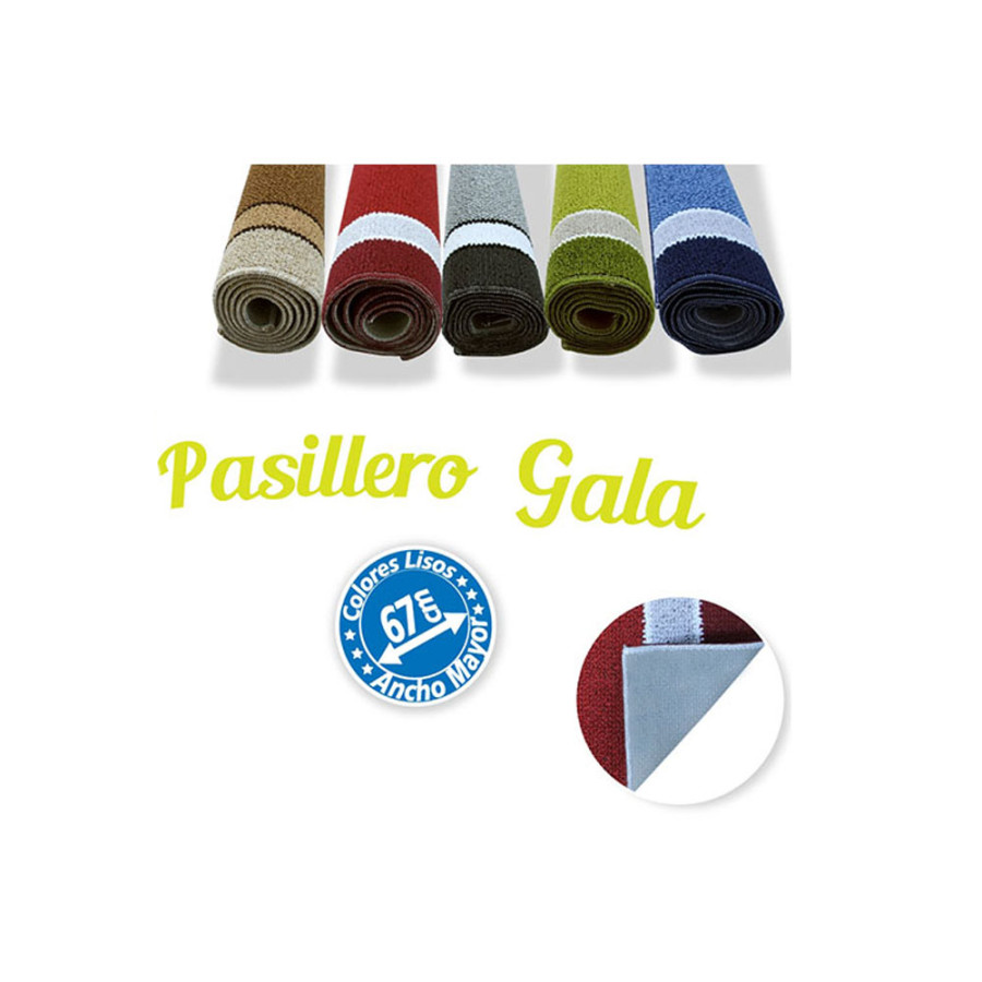 Tapete rolo corredor gala 200x67cm cores sortidas hidalgo