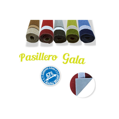 Tapete rolo corredor gala 200x67cm cores sortidas hidalgo